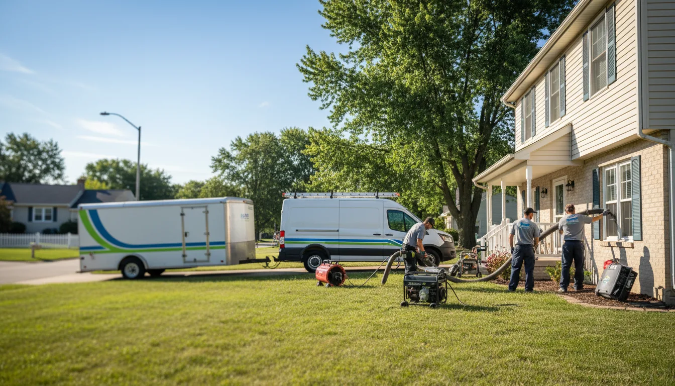 Flooded Basement Restoration And Cleanup With Repair in Eldred, IL near me